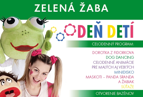 Deň detí - Kúpalisko Zelená žaba