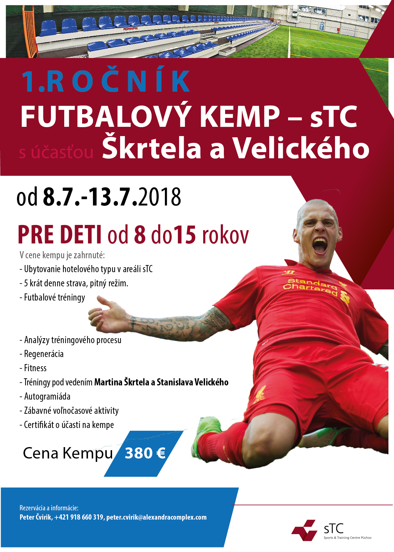 Futbalový kemp s účasťou Martina Škrtela