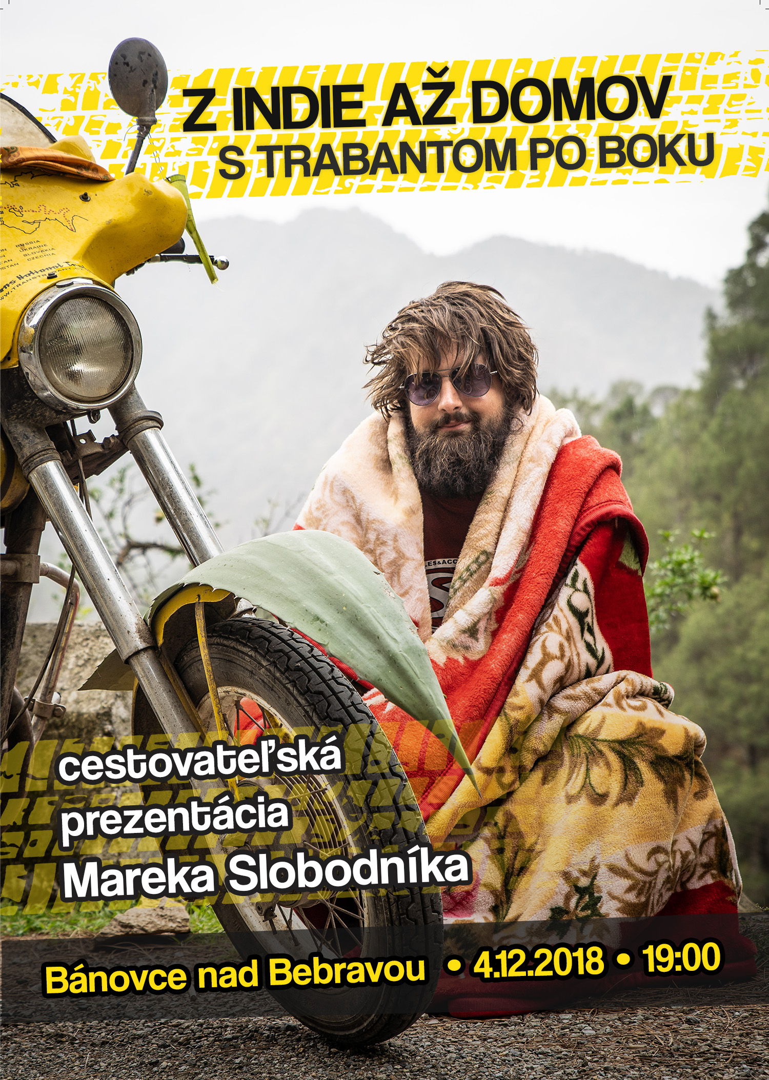 MAREK SLOBODNÍK: Z INDIE AŽ DOMOV S TRABANTOM PO BOKU