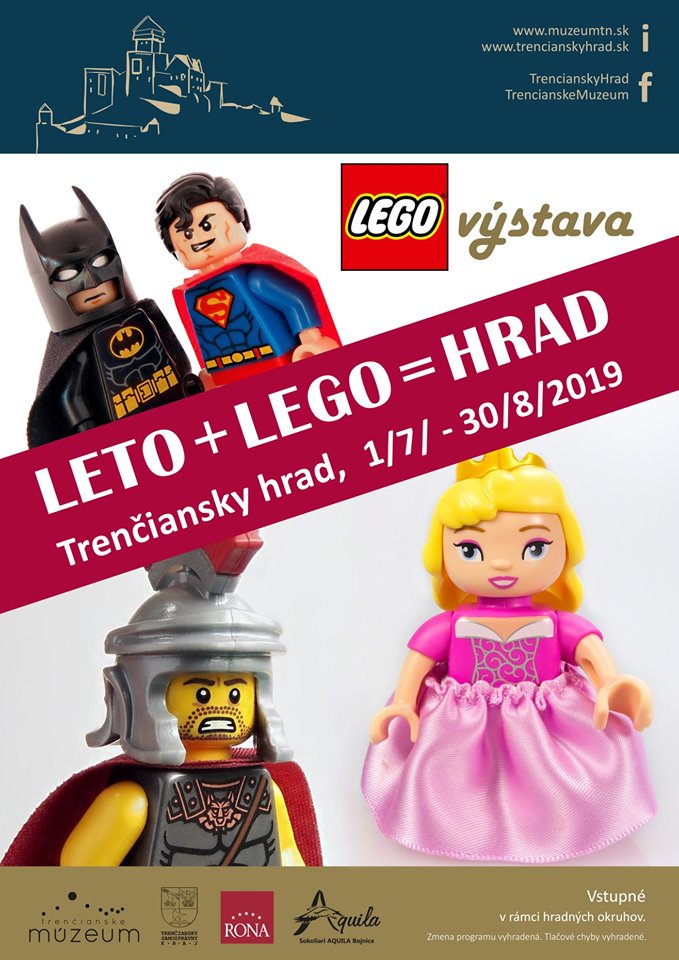 Výstava „Lego + leto = hrad“