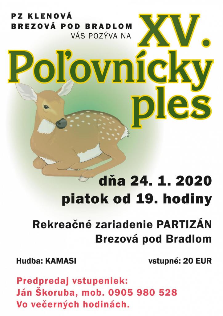 XV. Poľovnícky ples