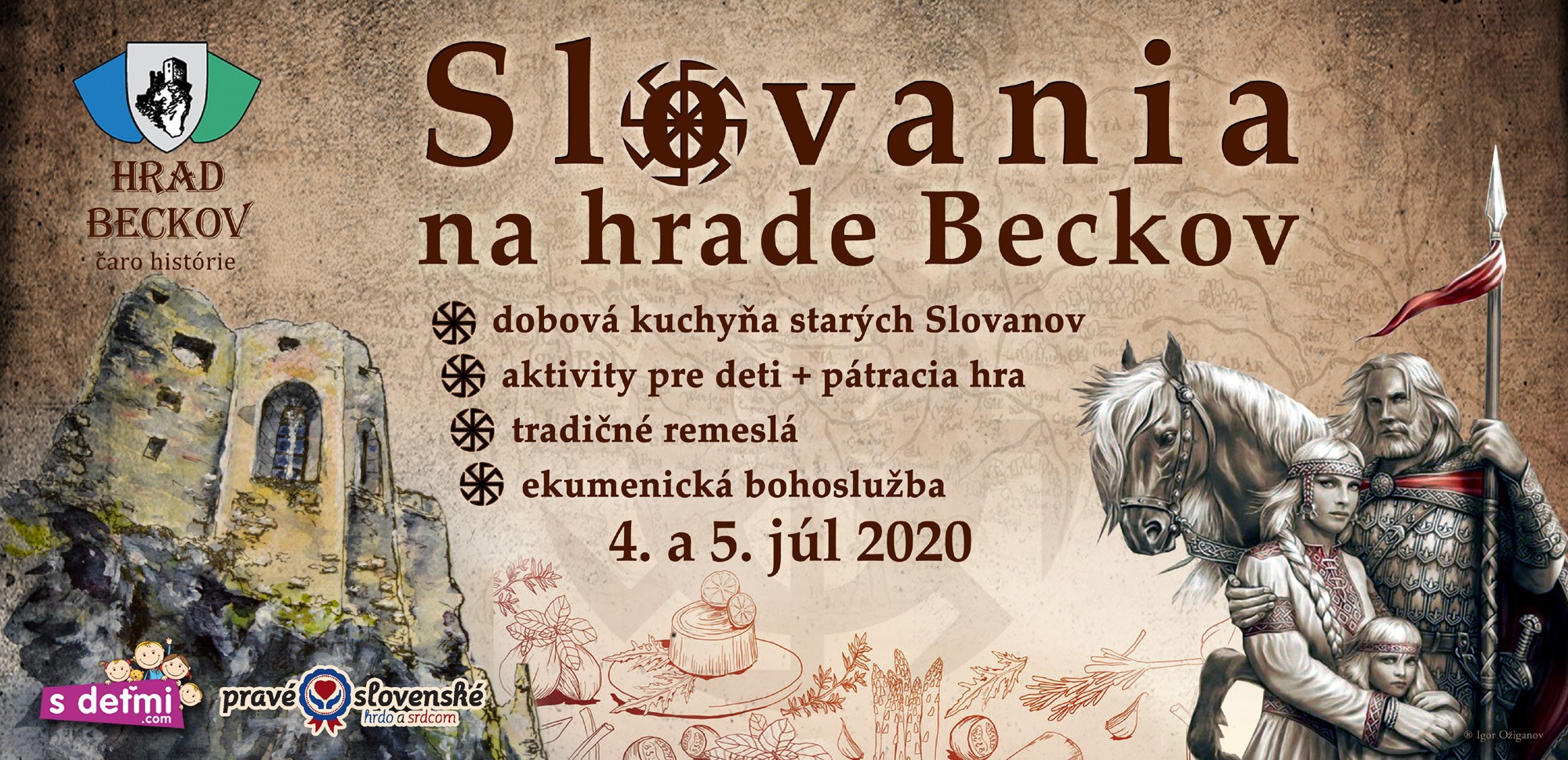 Slovania na hrade Beckov