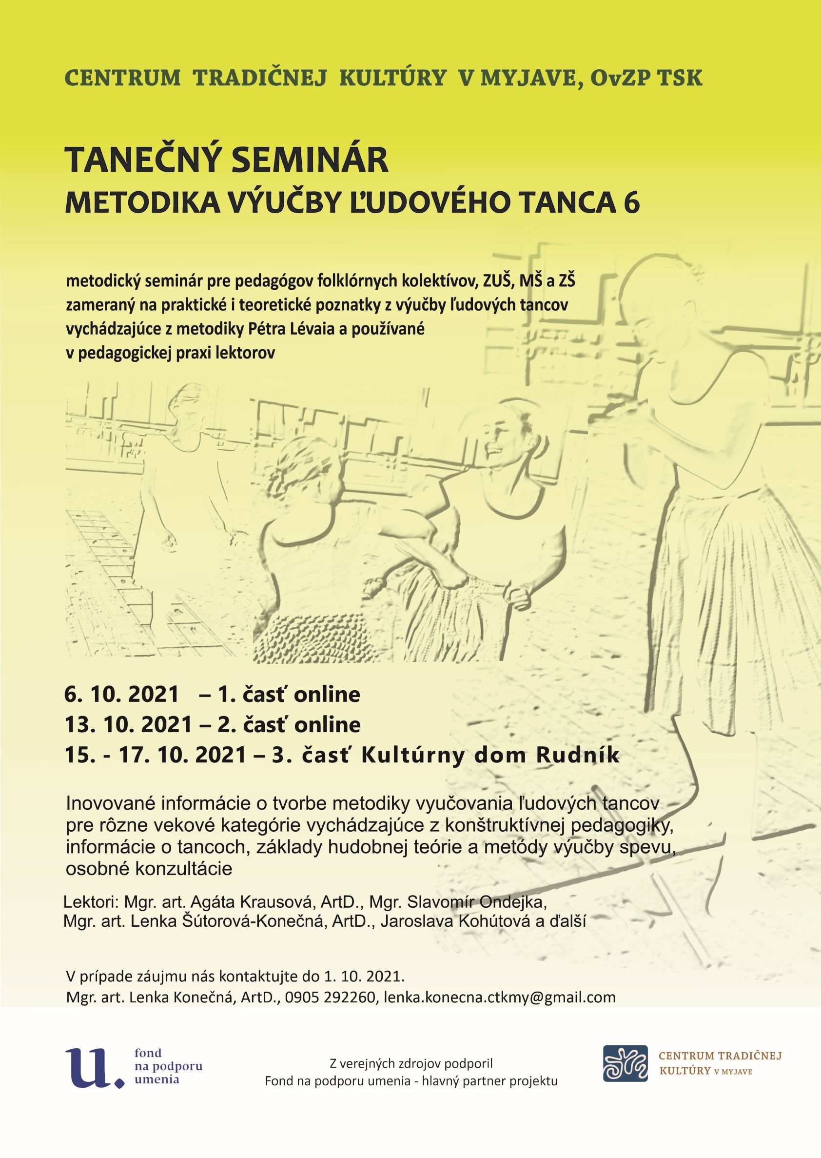 Tanečný seminár - metodika výučby ľudového tanca 6