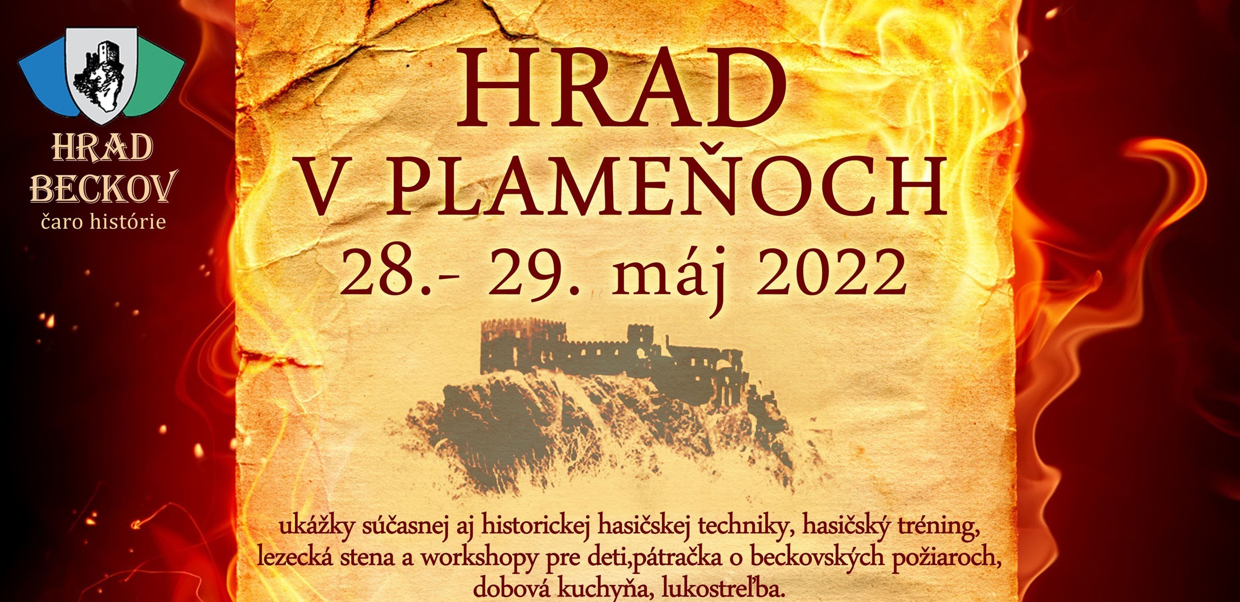 Hrad v plameňoch