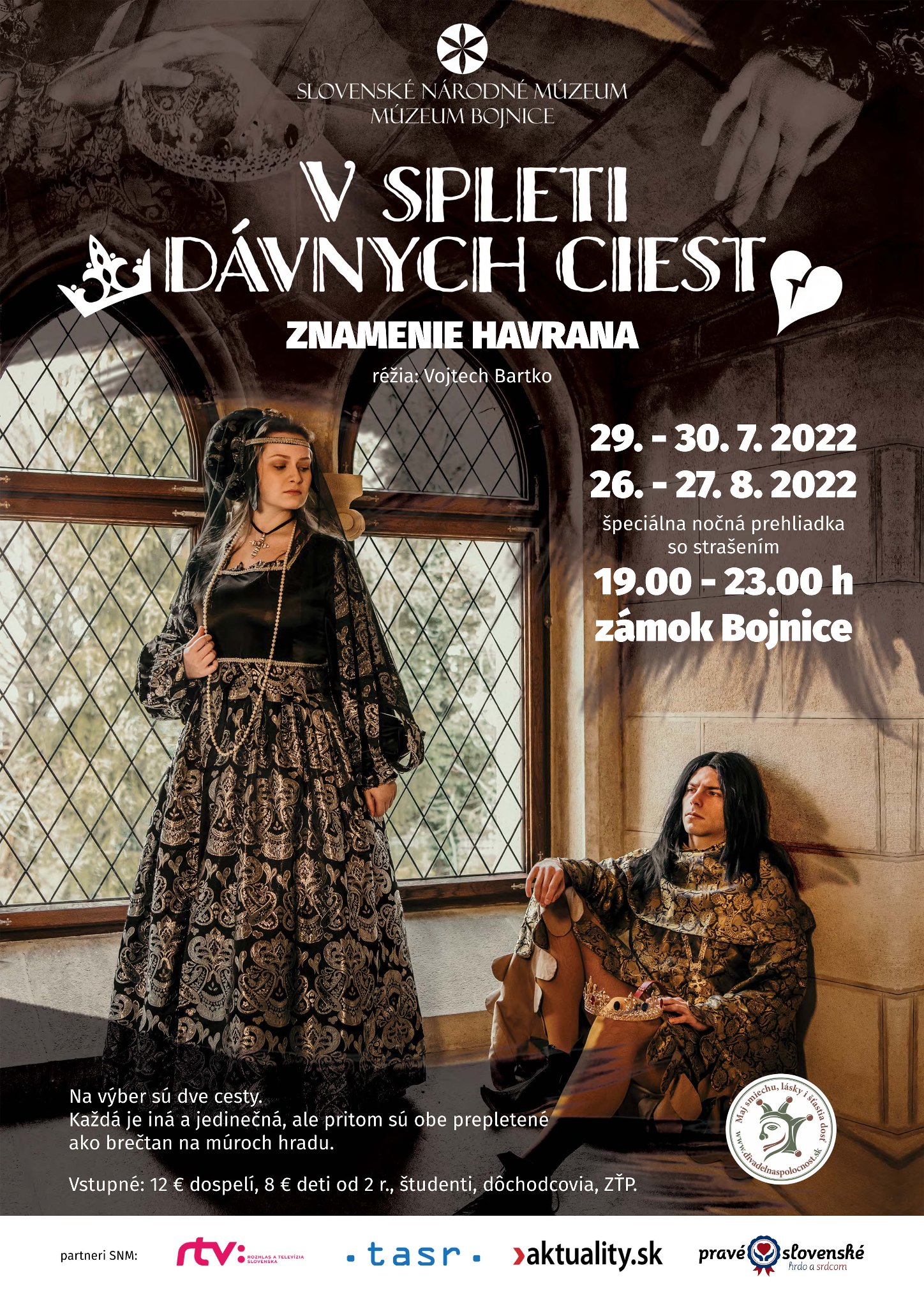 Nočná prehliadka Bojnického zámku: V spleti dávnych ciest