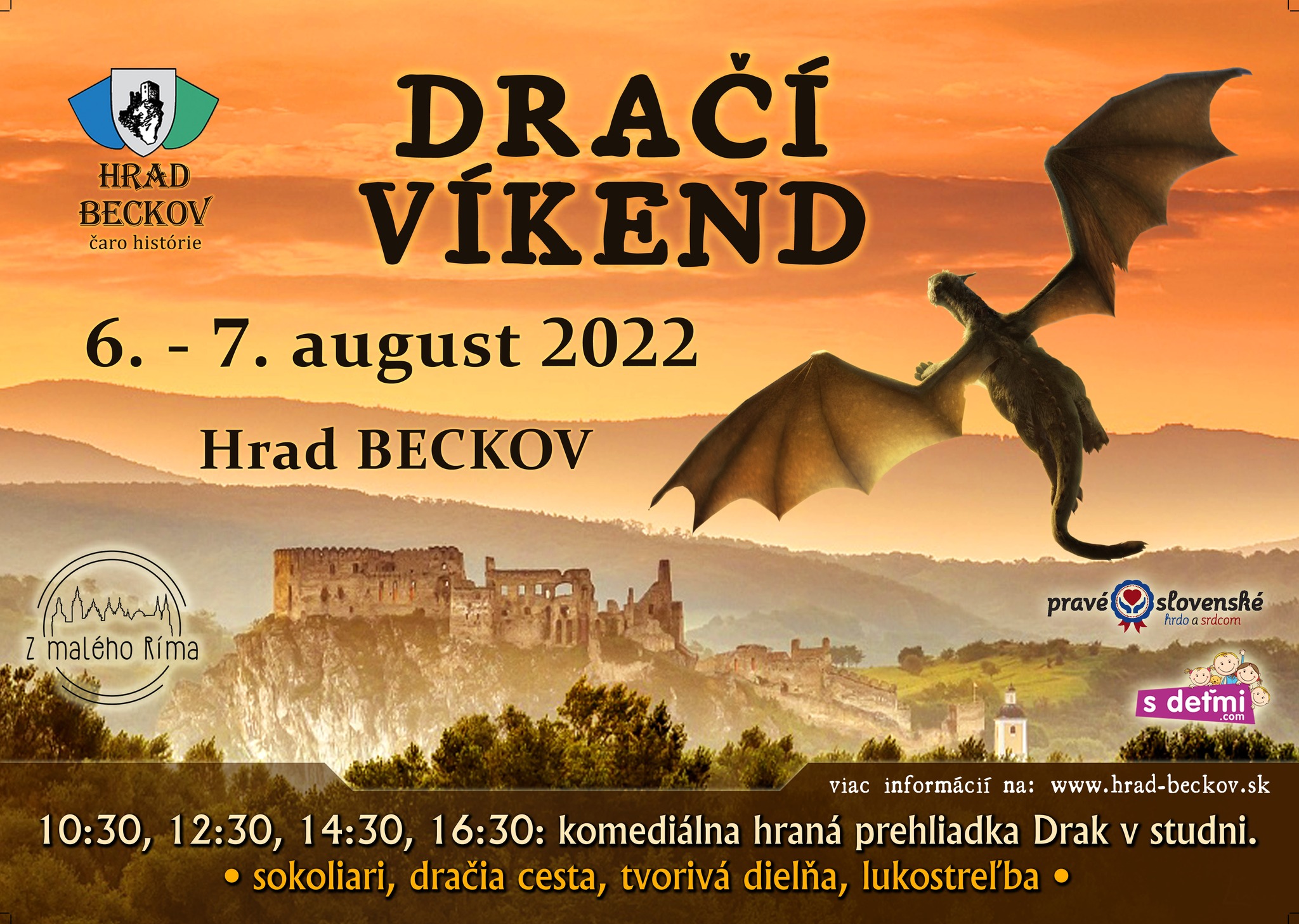 Dračí víkend na hrade Beckov