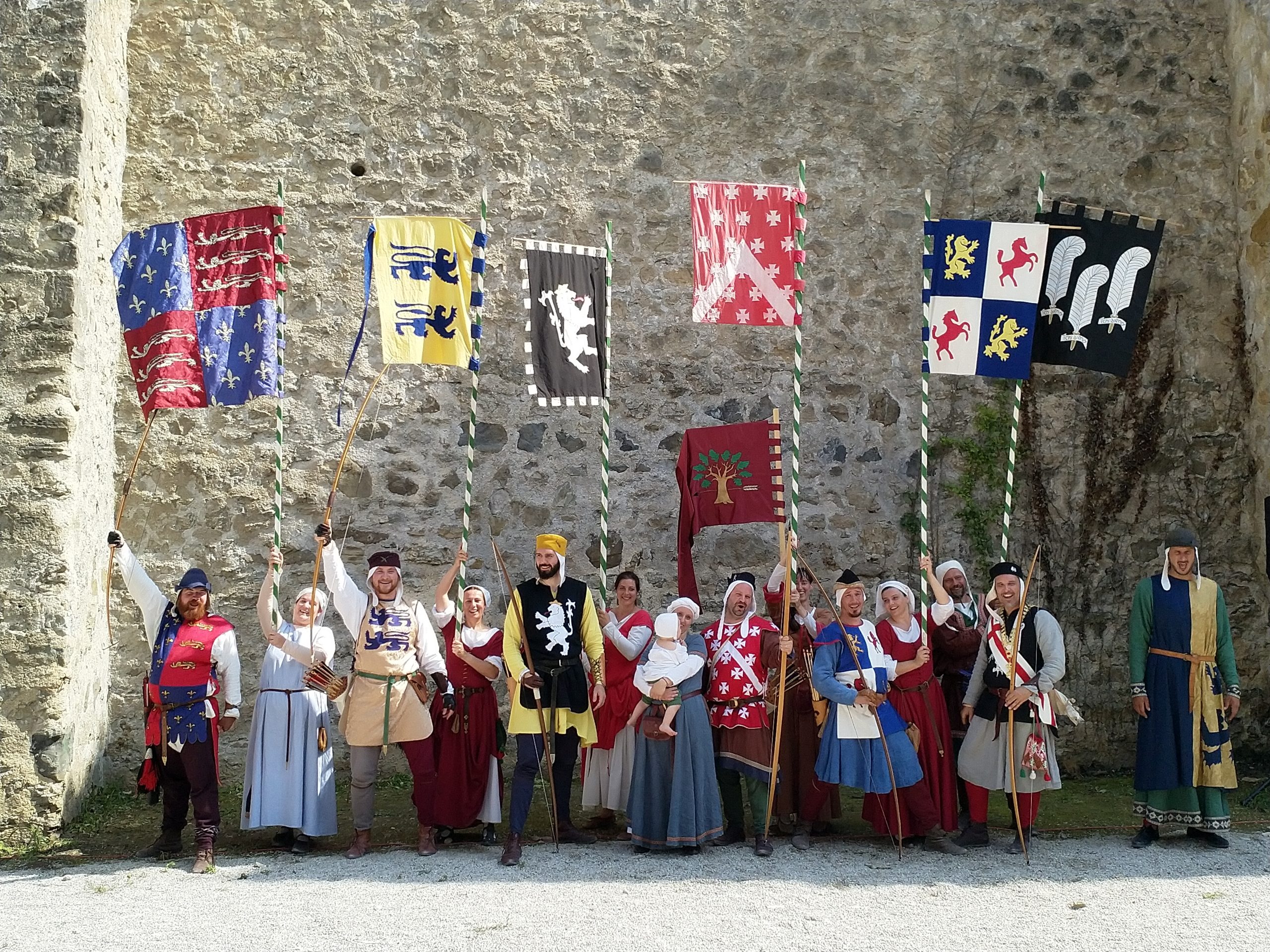 Lukostrelci na Trenčianskom hrade