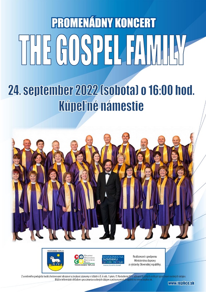 Promenádny koncert - The Gospel Family
