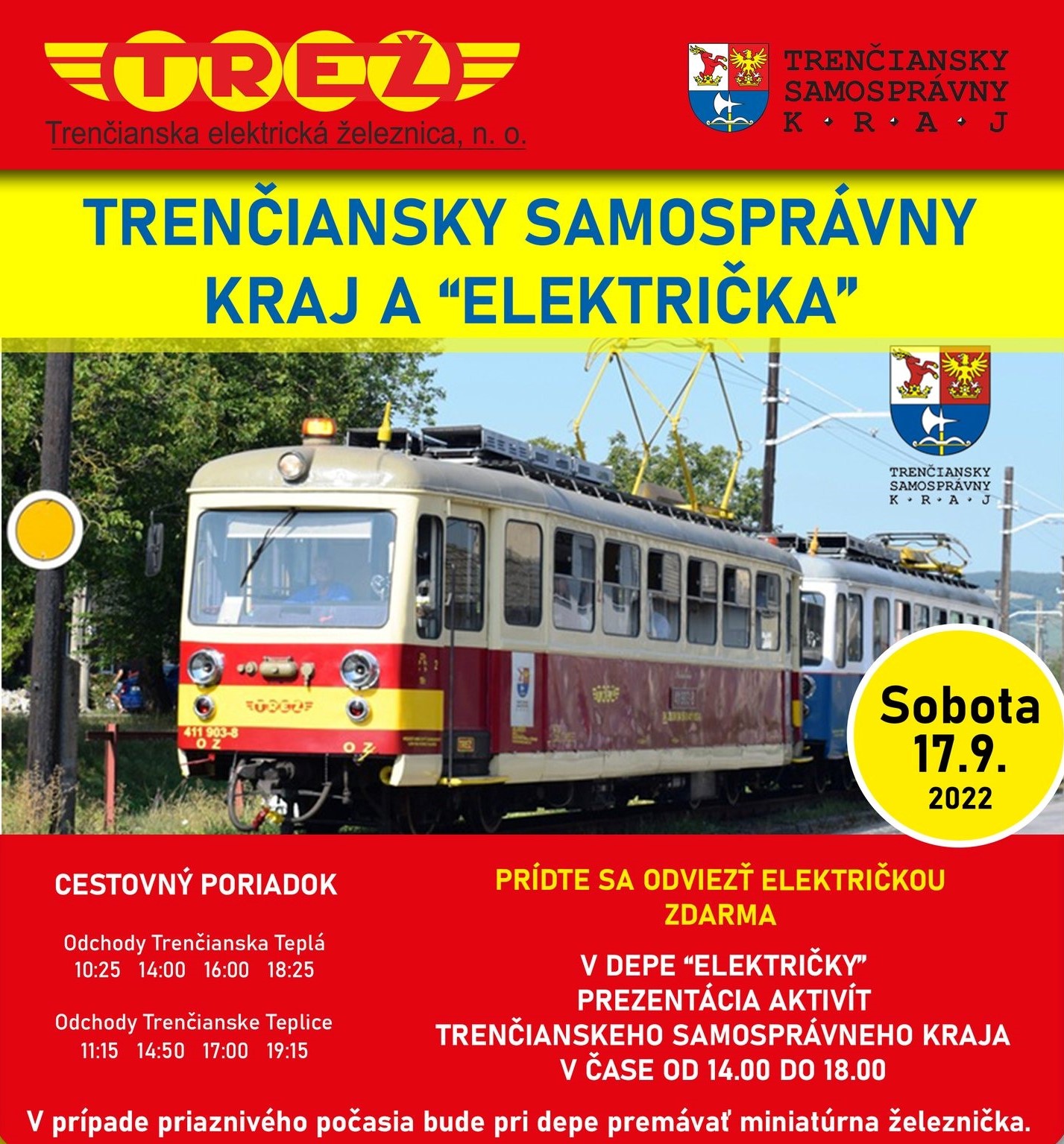 Historická električka a Trenčiansky samosprávny kraj