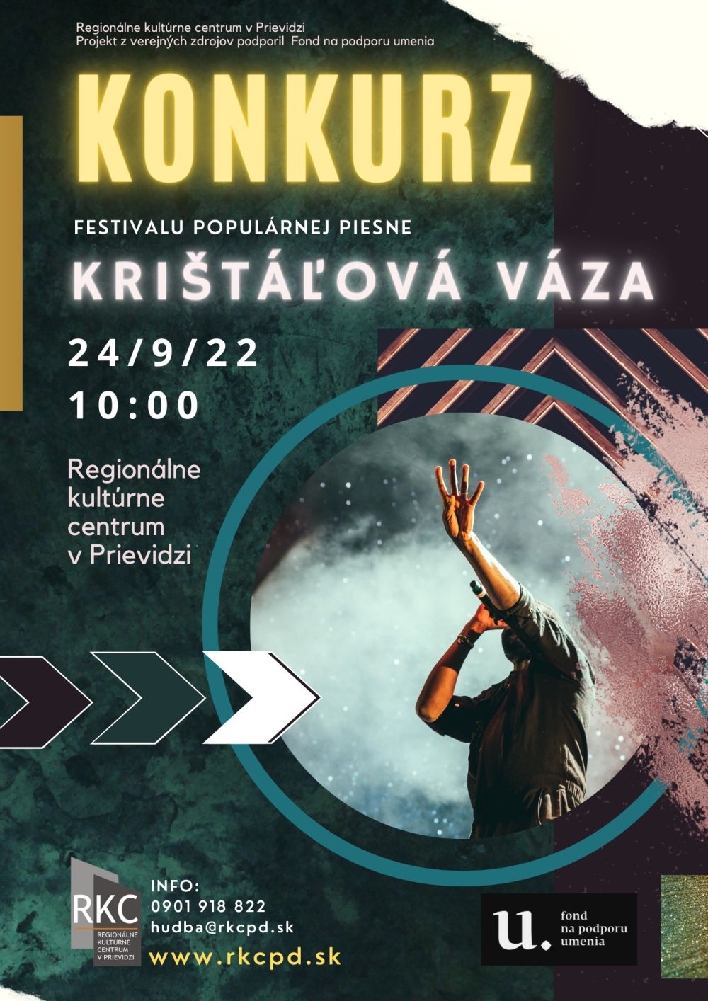 KONKURZ festivalu populárnej piesne Krištáľová váza