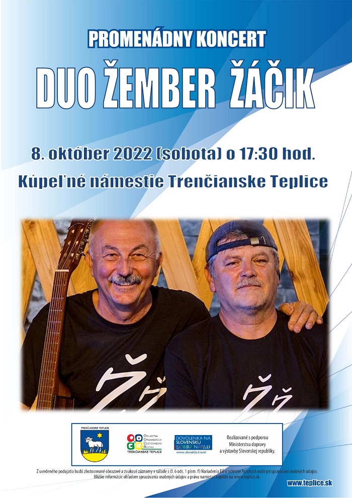 Promenádny koncert: Duo Žember Žáčik
