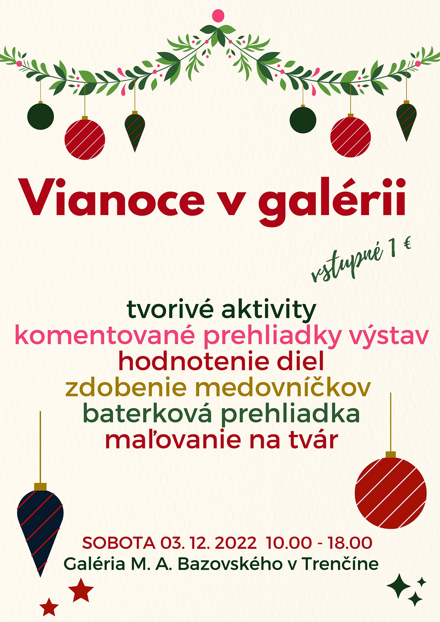 Vianoce v galérii