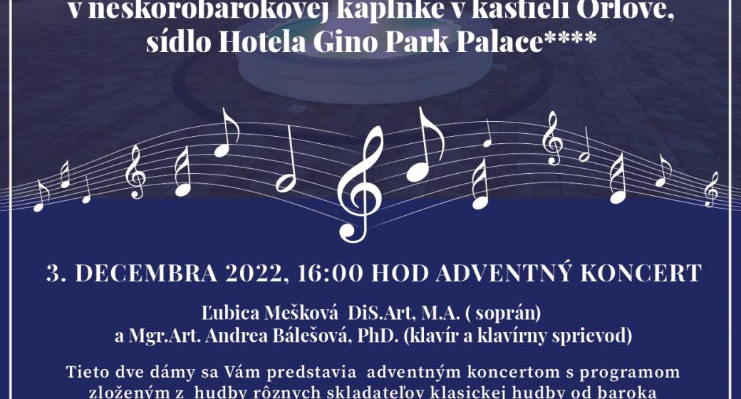 Adventný koncert v Kaštieli Orlové