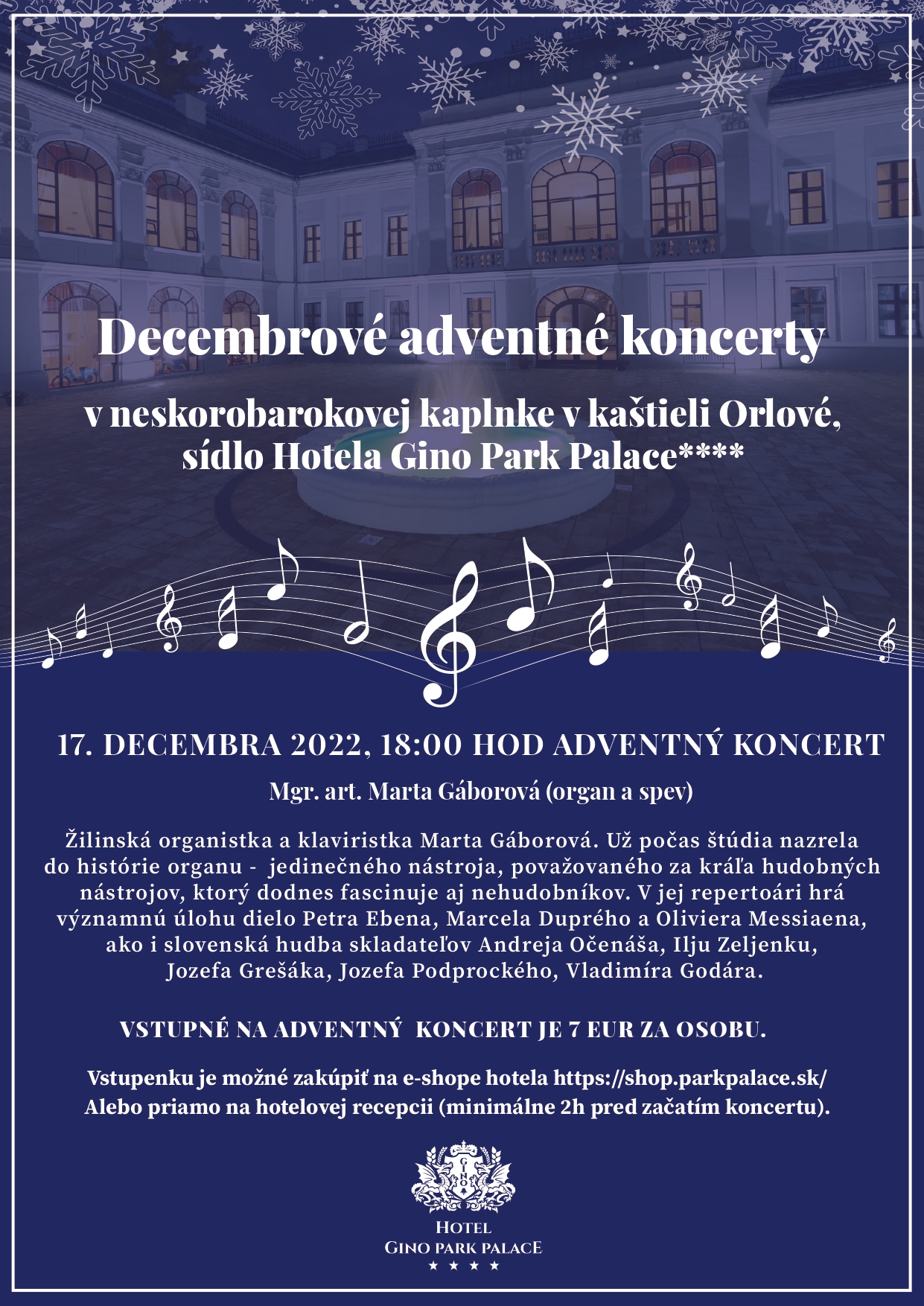 Adventný koncert v Kaštieli Orlové