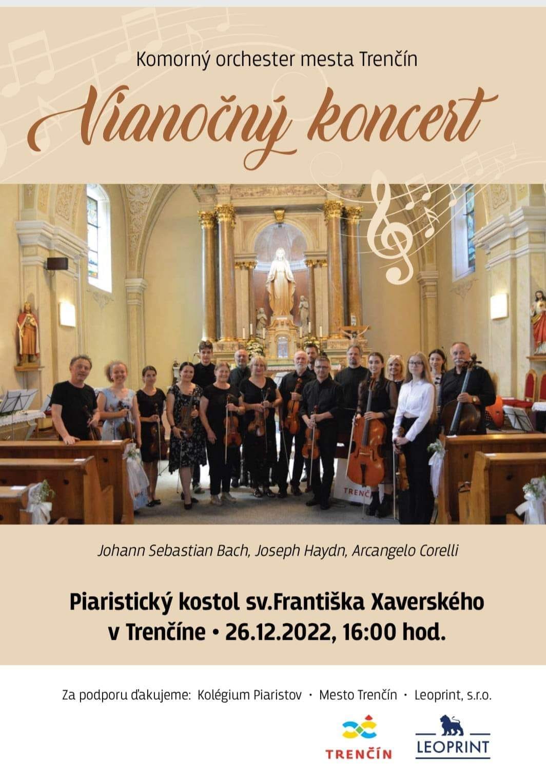 Vianočný koncert Komorného orchestra mesta Trenčín