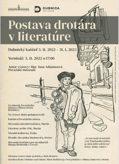 Postava drotára v literatúre