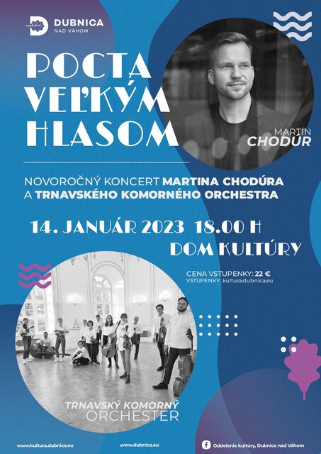 Novoročný koncert Martina Chodúra a Trnavského komorného orchestra