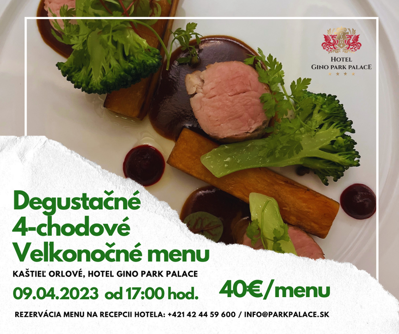 Degustačné menu v kaštieli Orlové