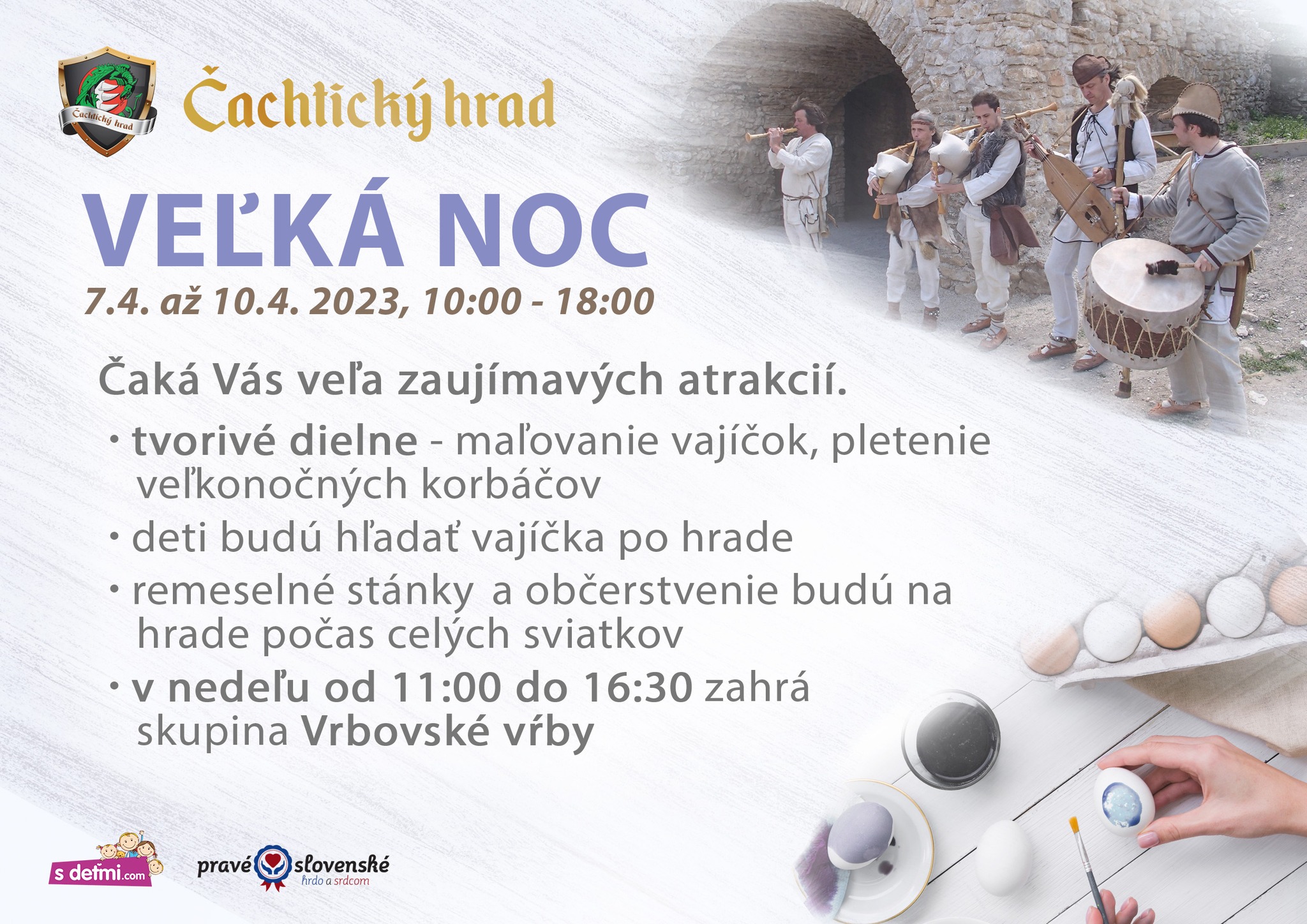 Veľká noc na Čachtickom hrade