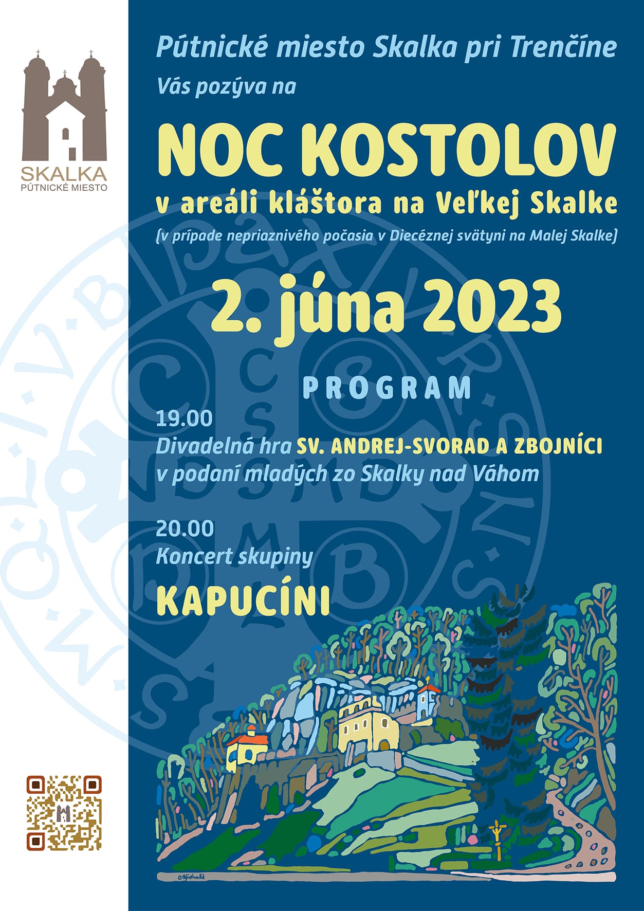 Noc kostolov na Veľkej Skalke