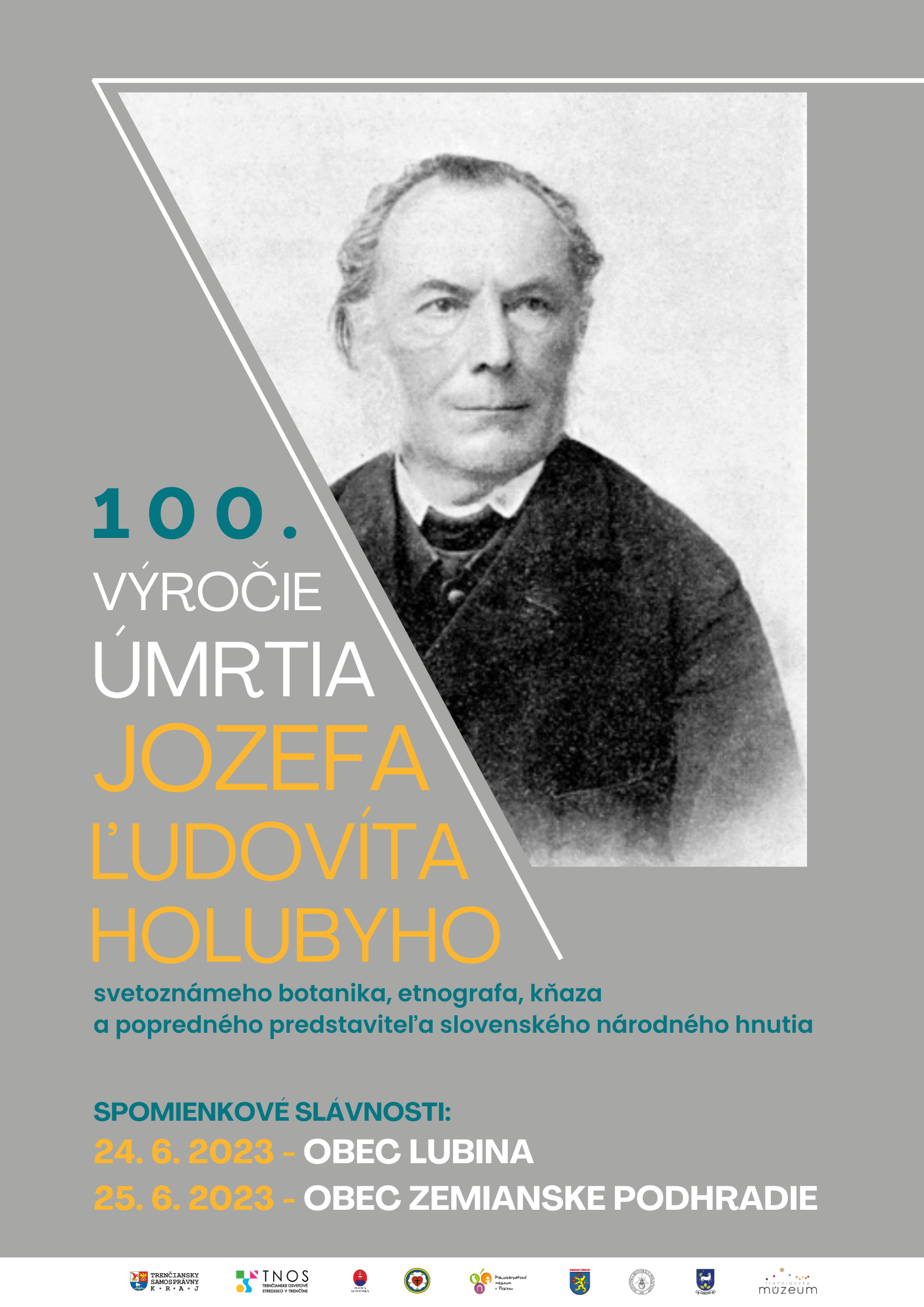 100. výročie úmrtia Jozefa Ľudovíta Holubyho