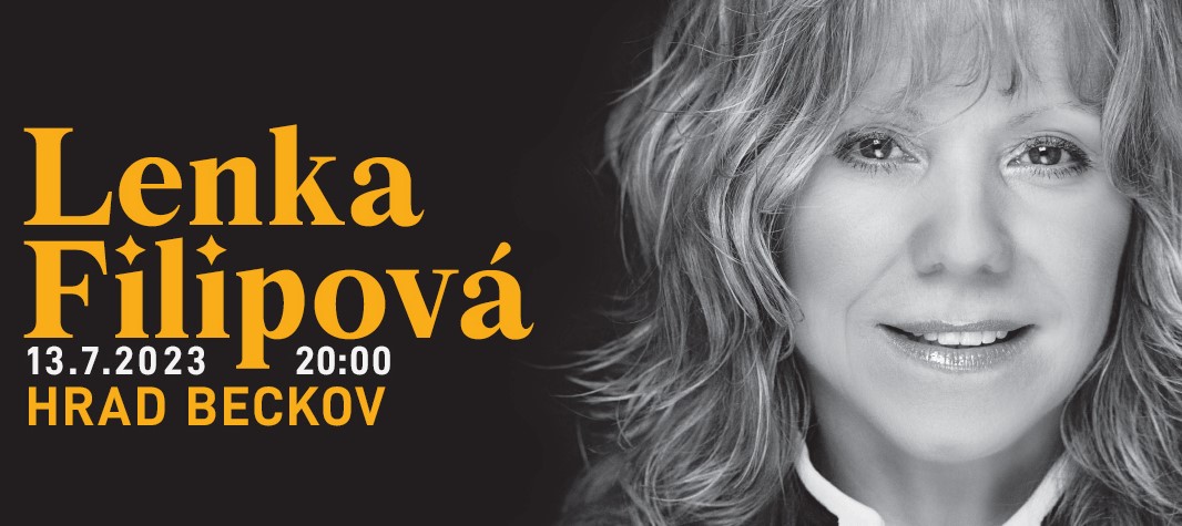 Lenka Filipova na hrade Beckov