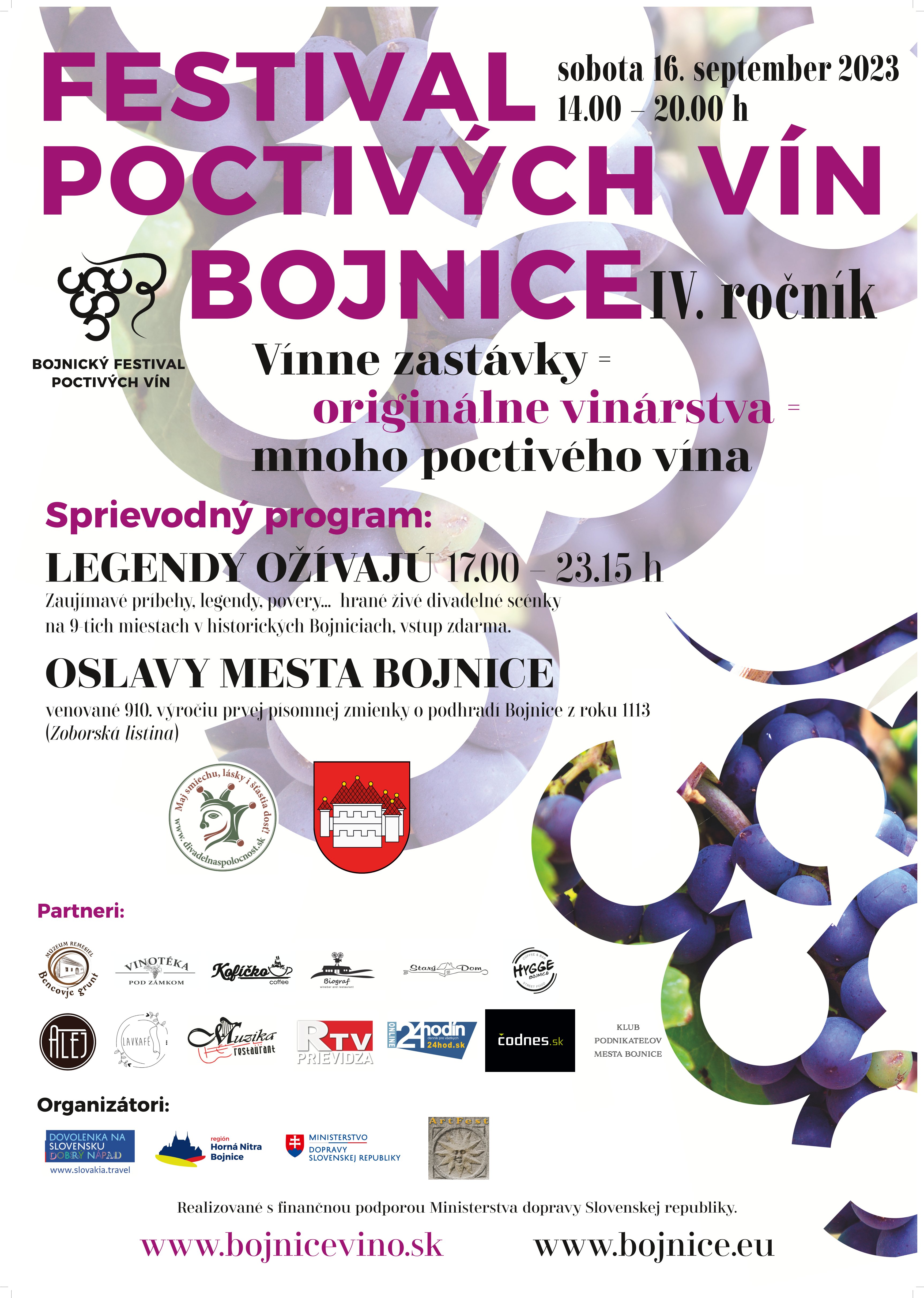 Festival poctivých vín Bojnice