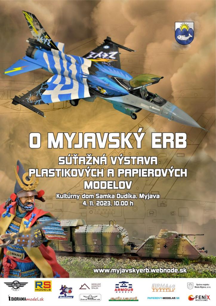 O Myjavský erb  - súťažná výstava plastikových a papierových modelov