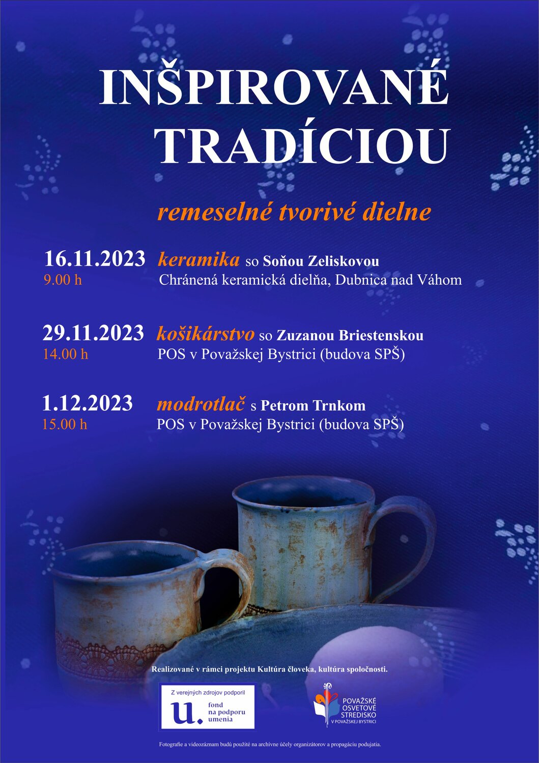 Inšpirované tradíciou - remeselné tvorivé dielne