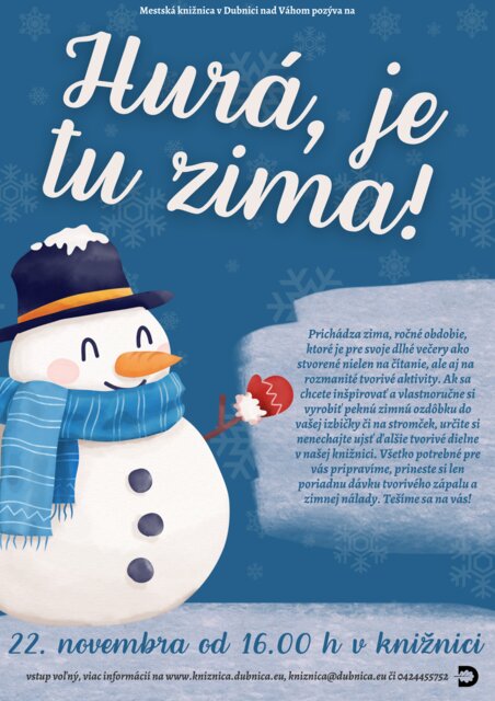 Hurá je tu zima!