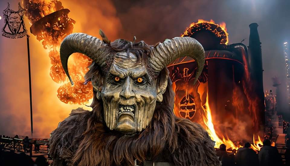KRAMPUSLAUF na Trenčianskom hrade