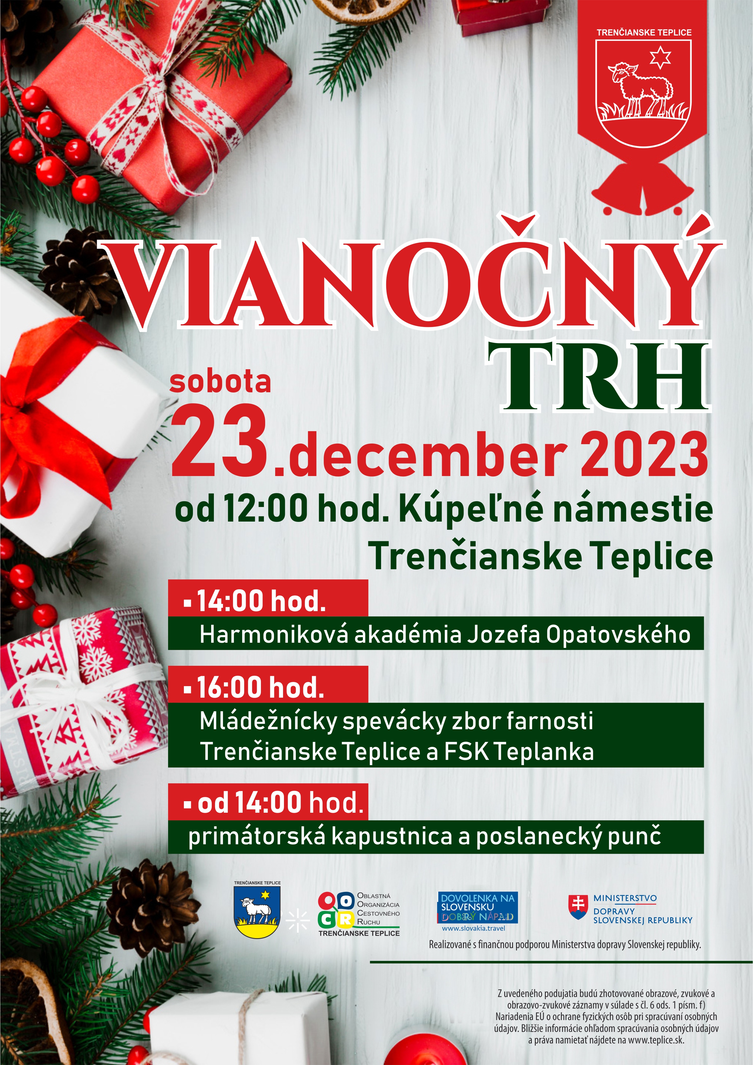 Vianočný trh v Trenčianskych Tepliciach