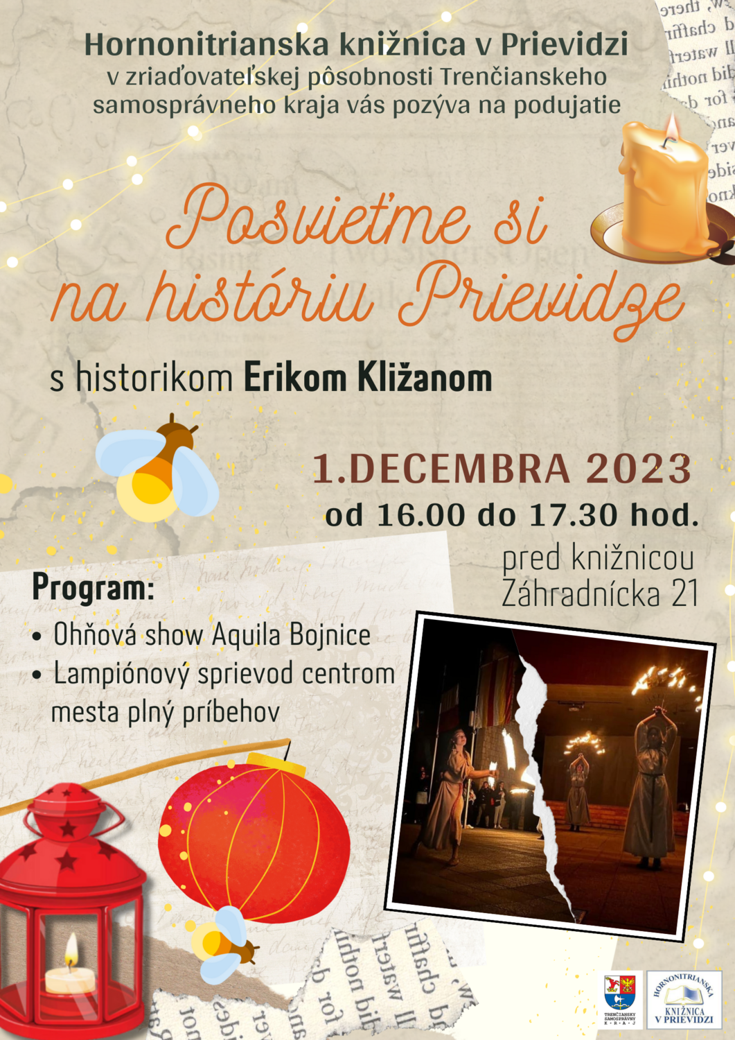 Posvieťme si lampiónmi na históriu Prievidze