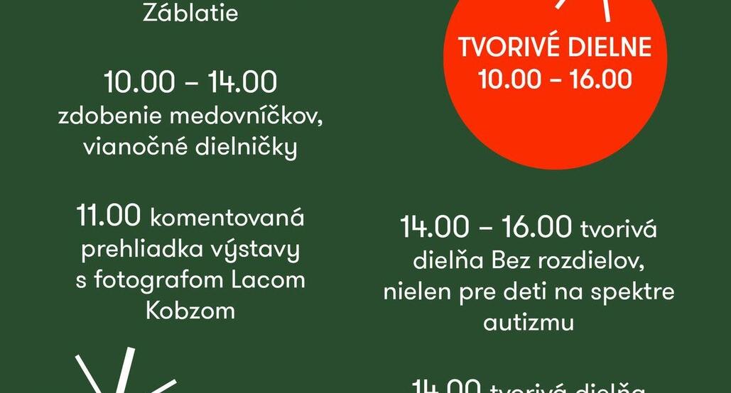 Vianoce v Galérii M. A. Bazovského
