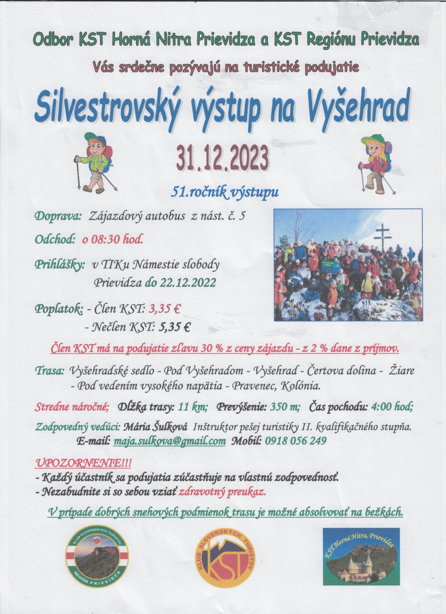 Silvestrovský výstup na Vyšehrad