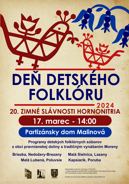 Zimné slávnosti Hornonitria: Deň detského folklóru