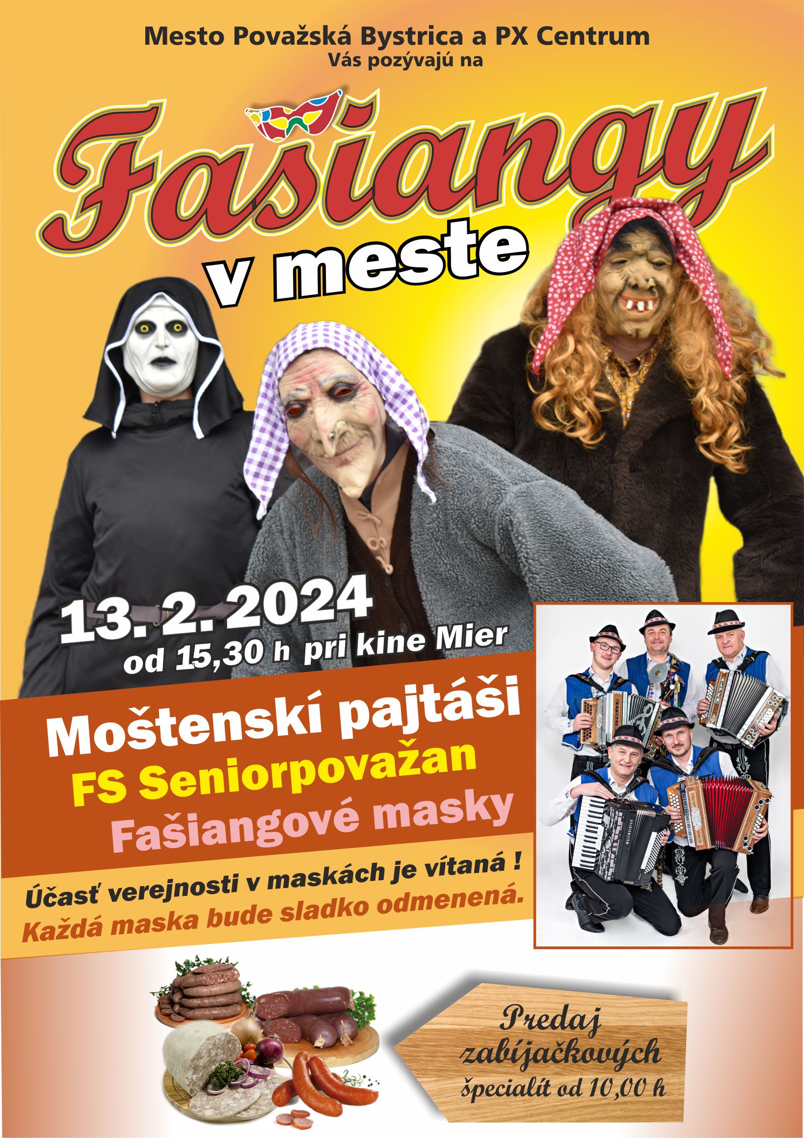 Fašiangy v meste - Považská Bystrica