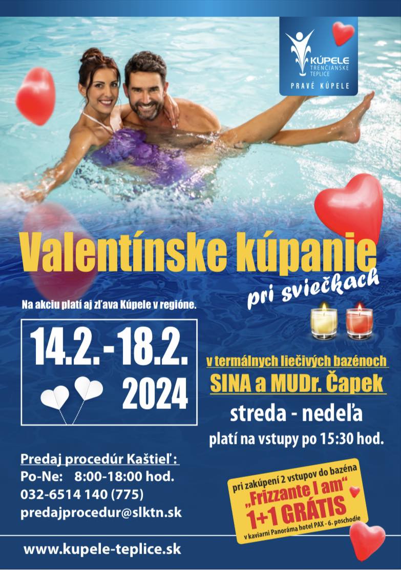 Valentínske kúpanie pri sviečkach