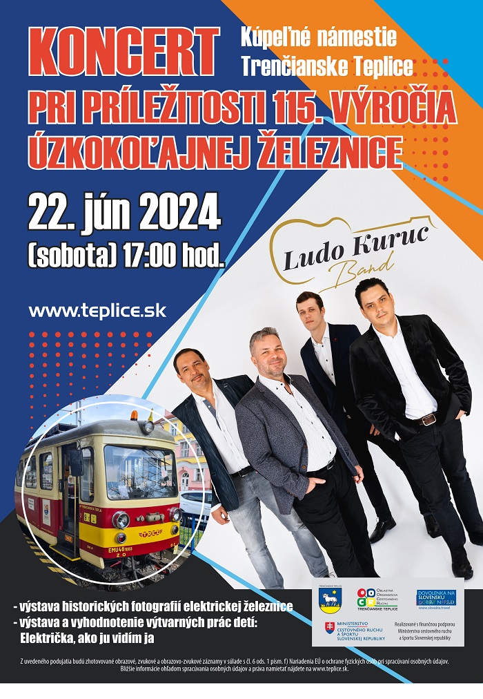 Koncert pri príležitosti 115. výročia úzkokoľajnej železnice
