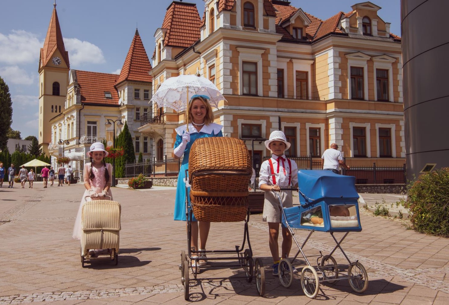 Retro-kočíkovanie v Trenčianskych Tepliciach