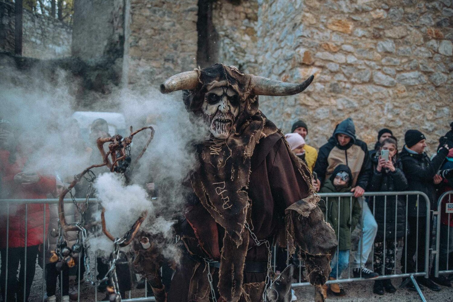Krampuslauf na Trenčianskom hrade