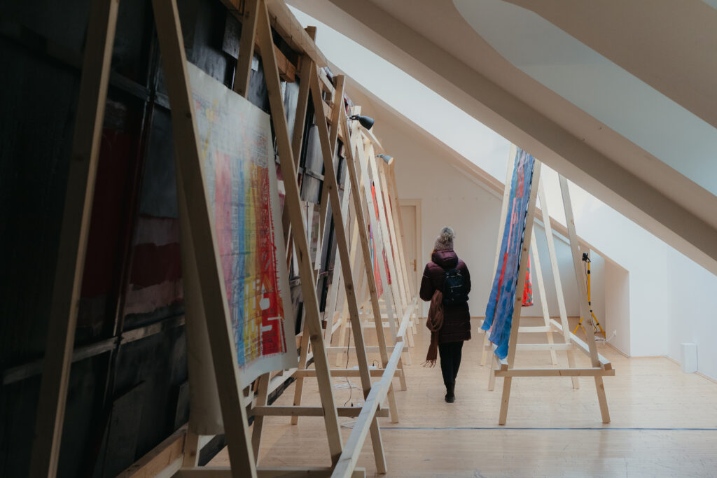 Komentovaná prehliadka výstavy STANO FILKO: FARBA A SYSTÉM, LÍC A RUB