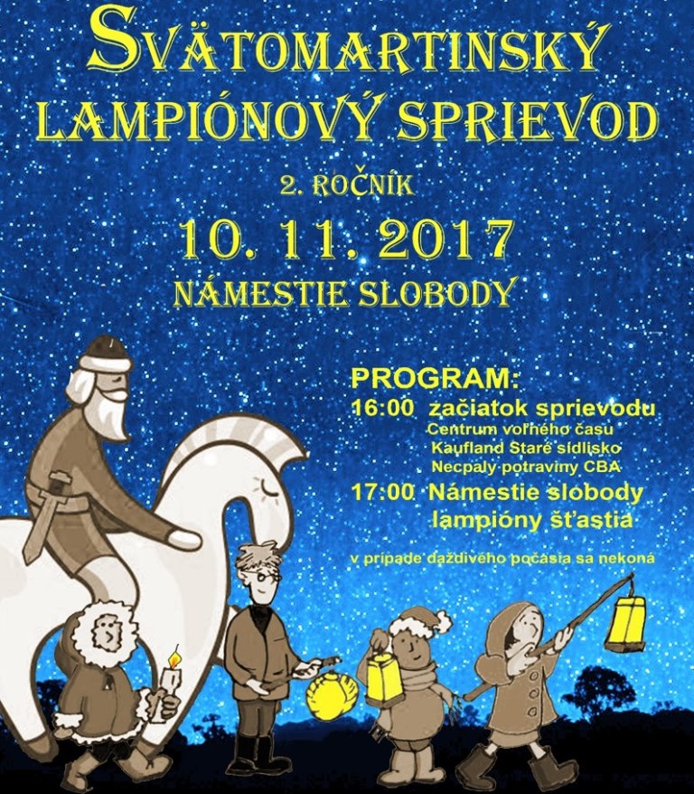 2. Svätomartinský lampiónový sprievod
