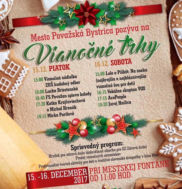 Vianočné trhy v Považskej Bystrici