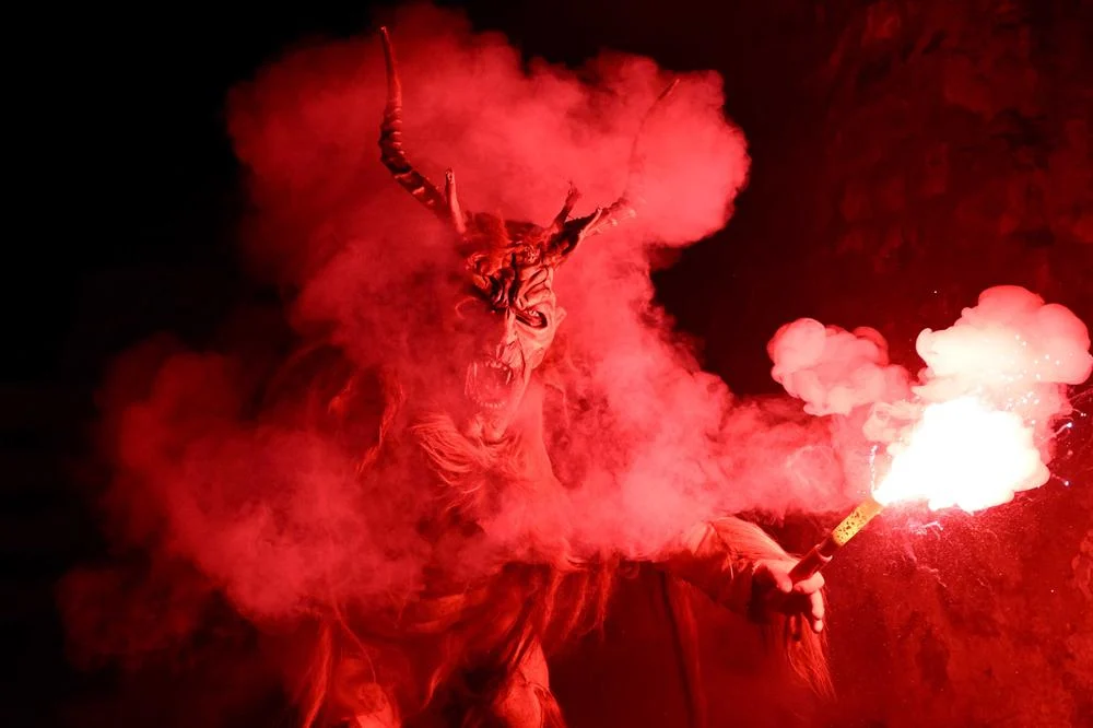 Krampus na hrade Beckov